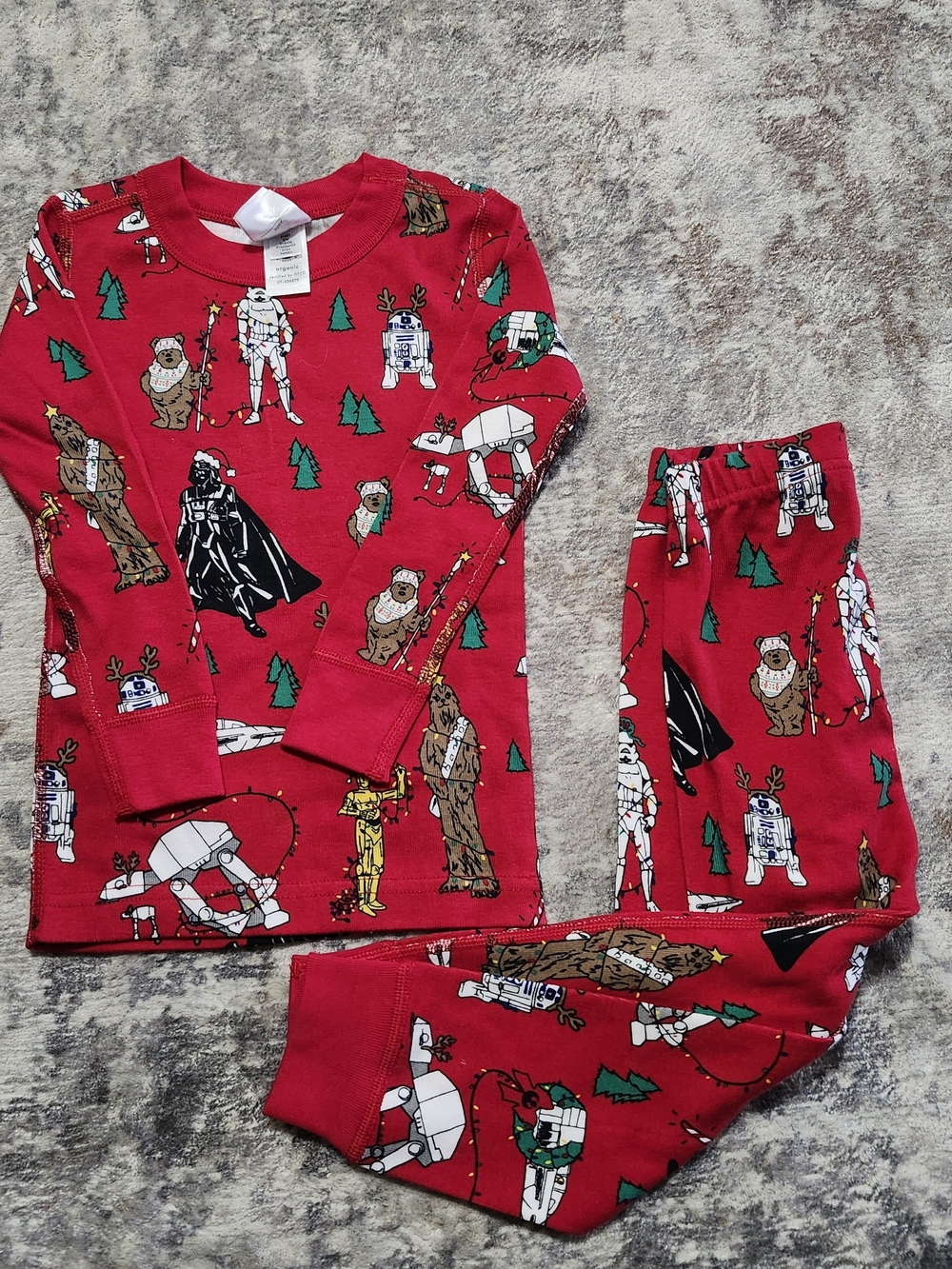 Kids Red Star Wars Holiday Pajama Set - Hannah Andersson